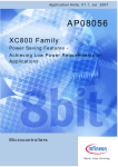 Microcontrollers XC800 Family Power Saving Features