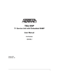 TSU ESP Manual - ADTRAN Support Community