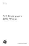 SFP Transceivers User Manual