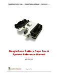 BeagleBone Battery Cape Rev A System Reference