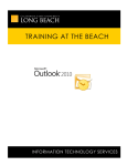 Outlook 2010 User Manual