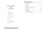 Oxygen Concentrator 7F-5A User`s manual