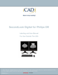 SecondLook Digital for Philips DR Labeling and User Manual For
