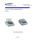 P Series User Manual - Intelligent Weighing Technology, Inc.