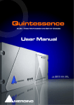 Quintessence AV Case User Manual