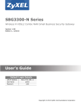 SBG3300-N Series User`s Guide