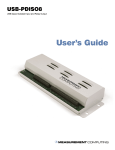 USB-PDISO8 User`s Guide