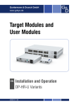 Target and user modules (DP-HR-U)