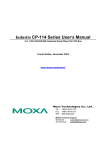 Industio CP-114 Series User`s Manual