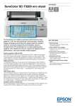 SureColor SC-T3200 w/o stand datasheet