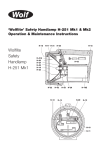 Wolflite H-251MK2 Instructions