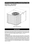 USER`S MANUAL/INSTALLATION INSTRUCTIONS