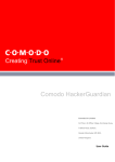 Comodo HackerGuardian User Guide