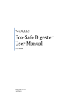 Eco-Safe Digester User Manual - VetUS Environmental Services