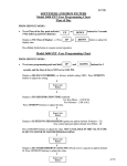 Programming Chart