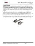 ME15 Magnetic Encoder Manual - Advanced Micro Controls Inc