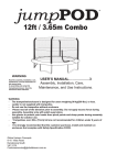 12ft / 3.65m Combo - Global Trampolines