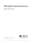 TIBCO Spotfire Automation Services 4.5