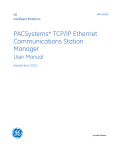PACSystems* TCP/IP Ethernet Communications Station Manager