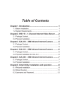 Table of Contents