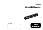 USC128 Universal DMX Controller