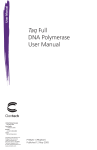 Taq Full DNA Polymerase User Manual