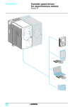 Variable speed drives for asynchronous motors