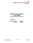 High Sensitivity Direct Cyclic GMP - B