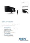 DCB293/12 Philips Sleek micro music system