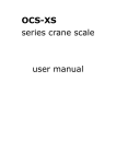 OCS-XS series crane scale user manual