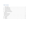 Table of Contents - Capstone Experience