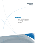 WebFOCUS Managed Reporting End User`s Manual Version 7