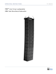 M3D Line Array Loudspeaker