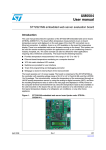 ST72321M9 embedded web server evaluation board