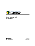 Using External Code in LabVIEW