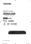 Toshiba HDR5010 Freeview+ HD tuner with 500GB hard