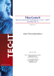TBarCode/X User Manual V10