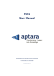PXE4 User Manual
