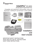 IntelliFlo VS-3050 Owner`s Manual