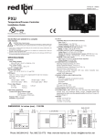 PXU Temperature/Process Controller Installation