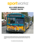 2014 USER MANUAL TRANSIT RACKS