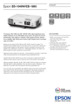 Epson EB-1840W/EB-1860