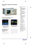 Real-Time Spectrum Analyzers RSA3408A