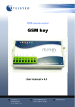 TELSYCO GSMKey Switch manual