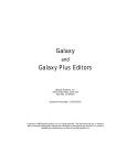 Opcode Galaxy Plus Editors Version 2.x User Manual from 1995