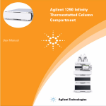 Agilent 1290 Infinity Thermostatted Column Compartment User