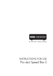 Speed Box S Manual - Pro