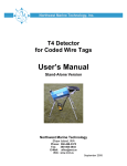 T4 Detector for Coded Wire Tags User`s Manual Stand