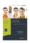 Ethernet Module Manual