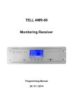 TELL AMR-08 Programming manual